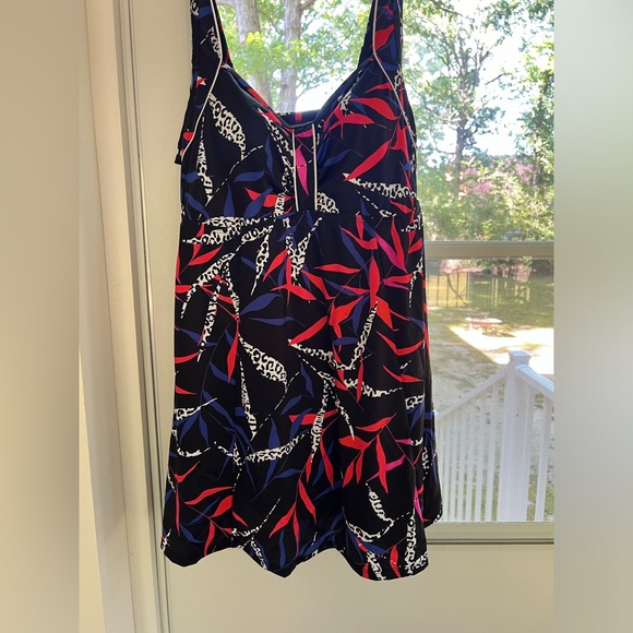 Swimsuits For All Size 18 Women’s One Piece Flowy Tankini Swimdress - Picture 1 of 8